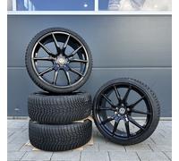 V1 Wheels V1 8,0 x 18 5 X 112 ET 45 Schwarz Glanz Felgen Audi A3 A4 A6 Q2