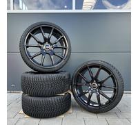 V1 Wheels V1 8,0 x 18 5 X 112 ET 45 Schwarz Glanz Felgen Audi A3 A4 A6 Q2