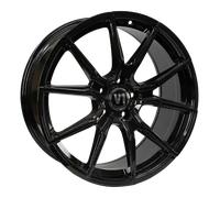 V1 Wheels V1 8,0 x 18 5 X 112 ET 45 Schwarz Glanz Felgen Audi A3 A4 A6 Q2