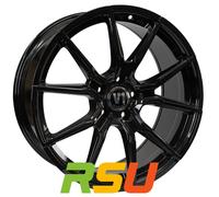 V1 Wheels V1 schwarz glänzend lackiert 8.5x19" ET45 LK5 112 ML 66.6 Alufelge...