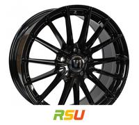 V1 Wheels V2 schwarz glänzend lackiert 8.5x19" ET35 LK5 120 ML 72.6 Alufelge...