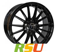 V1 Wheels V2 schwarz glänzend lackiert 8.5x19" ET35 LK5 120 ML 72.6 Alufelge...