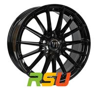 V1 Wheels V2 schwarz glänzend lackiert 8.5x19" ET45 LK5 112 ML 66.6 Alufelge...