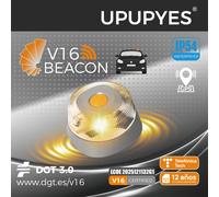 V16 Nothinweis Leuchte Geolokalisiert Verbunden DGT 3.0 LED-Warnleuchte 1900K