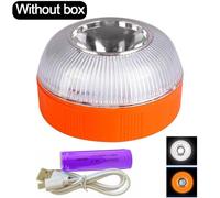 V16 Spanische Warnleuchte Mit Gelbem Notfallblitz & Weisslicht Fun ktion ☮