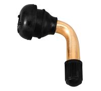 Vaguelly Reifenventilverlängerung aus Gummi mit 45° Gebogenem Ventilmund für Motorräder und Elektro Motorräder Schnelle Montage ohne Spezialwerkzeug