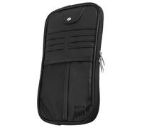 Vaguelly Sonnenblenden Organizer Tasche für Auto mit Brillenhalter und Kartenfach Pu Material Kompakt und Installieren für SUV und LKW Fahrer