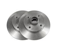 Vaico 1x Bremsscheibe Hinterachse Voll [Hersteller-Nr. V10-40033] für VW, Seat