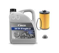 VAICO Teilesatz, Inspektion EXPERT KITS + mit Öl für SKODA RENAULT VW SEAT MINI AUDI MERCEDES-BENZ SMART BMW VAG OPEL 2405948 Longlife-04 83210398507