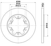 VAICO V25-40014 Bremsscheibe