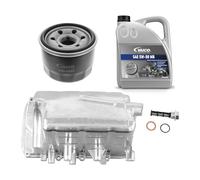 VAICO V30-3333 Ölwannen-Reparatur-Set mit Öl mit Ölablassschraube mit Filter ohne Ölwannendichtung mit Dichtring Kompatibel mit SMART FORTWO Coupe 451