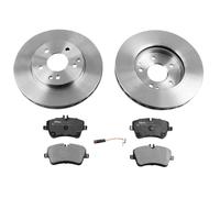 VAICO Bremsensatz, Scheibenbremse V30-90002 Vorderachse, Ø288mm, belüftet, Kompatibel mit: MERCEDES-BENZ C-CLASS, C-CLASS Coupe, C-CLASS T-Model, CLC-CLASS, CLK, SLK