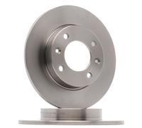 Vaico Bremsscheibe Hinterachse Voll (Hersteller-Nr. V42-40013) – 2er-Set für Peugeot, Citroën