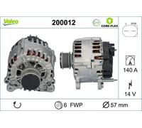 VALEO 200012 Generator für AUDI CHRYSLER DODGE FORD JEEP SEAT SKODA VW