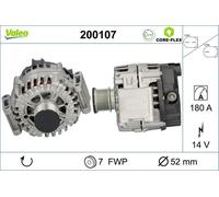 VALEO 200107 Generator für CHRYSLER JEEP MERCEDES-BENZ