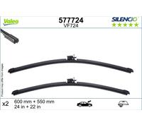 VALEO 2x Wischblatt SILENCIO FLAT BLADE SET 577724/2x für MERCEDES KLASSE W213