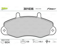 VALEO Bremsbelagsatz Scheibenbremse 301036 Vorderachse vorne rechts/links für FORD