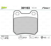 VALEO 301183 Brake Pad Set, disc brake for ,CHEVROLET,HOLDEN,OPEL,SAAB,VAUXHALL