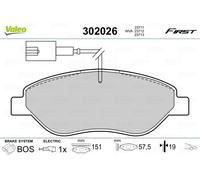 VALEO 302026 Bremsbeläge