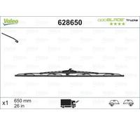 VALEO Wischblatt OPTIBLADE TRUCKS 1x für CITROEN Jumpy 1.9 TD D 1.6 FIAT Scudo PEUGEOT Expert 2.0 HDi 110 16V Eco JTD 70 95 i HDI 1.8 DT