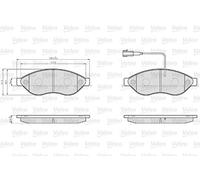 VALEO LCV Bremsbelagsatz 872468