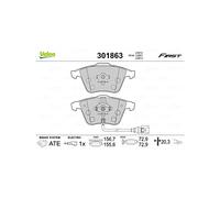 VALEO 301863 Bremsbeläge