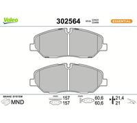Valeo Bremsbelagsatz 302564 für Scheibenbremse