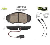 Bremsbeläge Vorderachse 872918 VALEO für CITROËN FIAT PEUGEOT