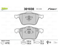 VALEO Bremsbelagsatz, Scheibenbremse ESSENTIAL 301030