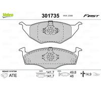 VALEO Bremsbelagsatz, Scheibenbremse ESSENTIAL 301735