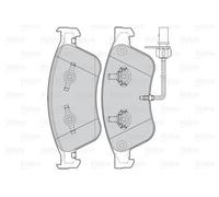 VALEO Bremsbelagsatz Essential 302071, 4er Set Vorderachse - ECE-R90 zertifiziert