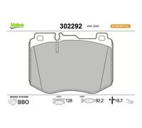 Valeo 302292 Bremsbelagsatz für MERCEDES BENZ C KLASSE E GLC CLS C207 W213 S213