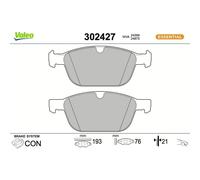 VALEO 302427 Bremsbeläge