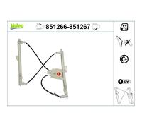 VALEO Fensterheber vorne links ohne Elektromotor für CITROËN 851266