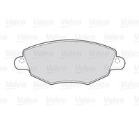 VALEO Bremsbelagsatz Essential 301433, 4er Set Vorderachse - ECE-R90 zertifiziert