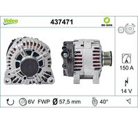 VALEO Generator 437471 für LANCIA Fiat Peugeot