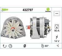 VALEO Generator NEW ORIGINAL PART 14V 90A für PORSCHE 432797