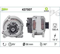 VALEO Generator REMANUFACTURED PREMIUM 437507 für Audi (FAW) VW