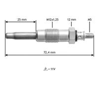 Valeo | Glühkerze | 345100