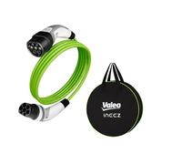 Valeo Ineez - 652103 - Ladekabel für Elektro- oder Plug-In-Hybrid-Fahrzeuge mit Transporttasche - Typ 2 auf Typ 2-7,4 kW - 5 Meter