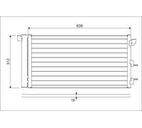 Valeo | Kondensator, Klimaanlage | 818005