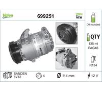 VALEO 699251 Klimakompressor