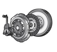 VALEO Kupplungssatz 4 KKIT - UMRUESTSATZ (CSC) 4.900N 220mm für SUZUKI VAUXHALL OPEL 12620-85E01 12620-85E00 616299 845110
