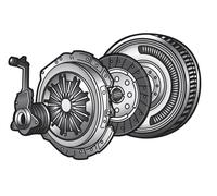 VALEO Kupplungssatz FULLPACK DMF (CSC) 837348 für Ford VW Skoda (SVW) Audi