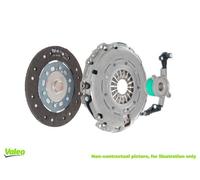 Valeo Kupplungssatz 834074 KIT3P (CSC) mit selbstnachstellender Technologie für SSANGYONG DAEWOO