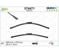 Valeo Silencio Flach Wischerblatt Satz - Vorne - 24 "/ 19 " - Für Mercedes Cla