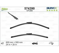 Valeo Silencio Flach Wischerblatt Satz - Vorne - 24 "/ 20 " - Für Ford Kuga Lll