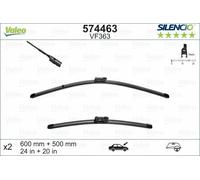 Valeo Silencio Flach Wischerblatt Satz - Vorne - 24 "/ 20 " - Für Porsche Macan