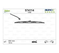 VALEO Scheibenwischer Wischblatt Wischerblätter SILENCIO CONVENTIONAL SINGLE