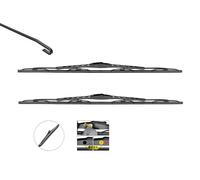 Valeo Silencio Set mit 2 aerodynamischen konventionellen Wischerblättern mit Spoiler VM216 - Vorne - 550 mm / 410 mm - 574287